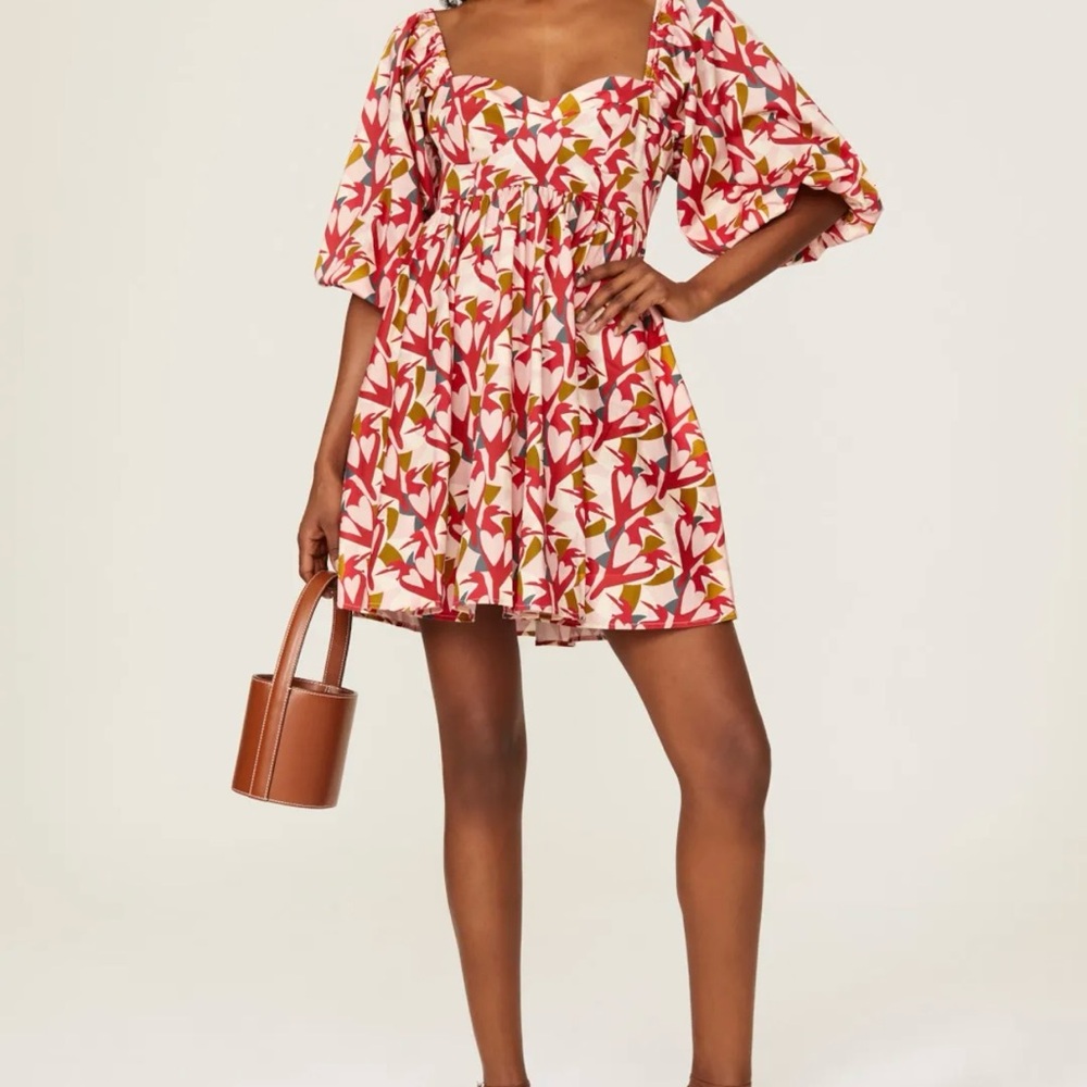 Floral Puff Sleeve Dress